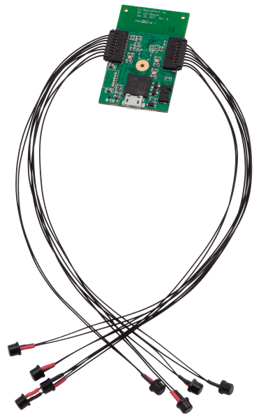 PCB and LEDs (Assembled)